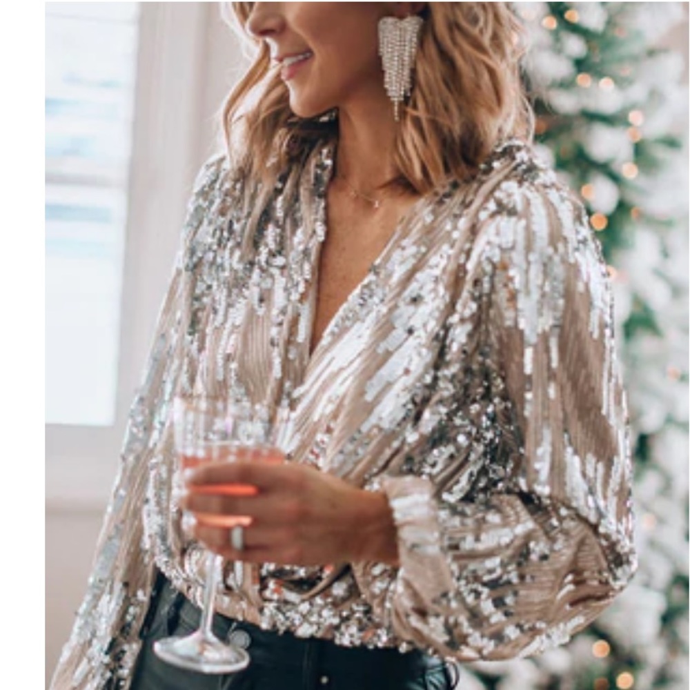 Sequin Party Top